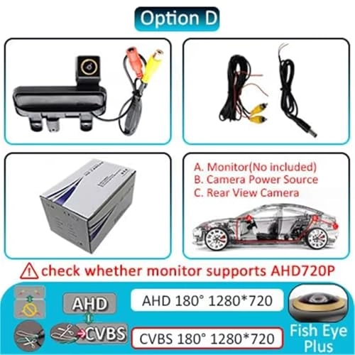 D170 AHD - Night vision Universal Connector 720P