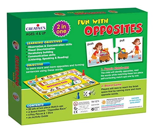 Fun with Opposites - 4 years and up