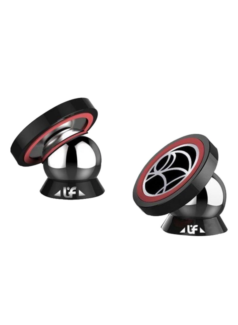 Easy Life Magnetic Base Phone Grip Stand - Black/Silver 6lb pull force