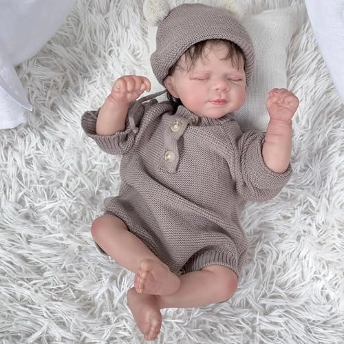 Pascale Reborn Baby Doll - 18 inch Vinyl sleeping Ages 3+
