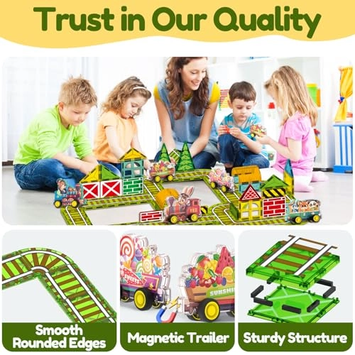 Magnetic Tiles - Kid 30 pieces
