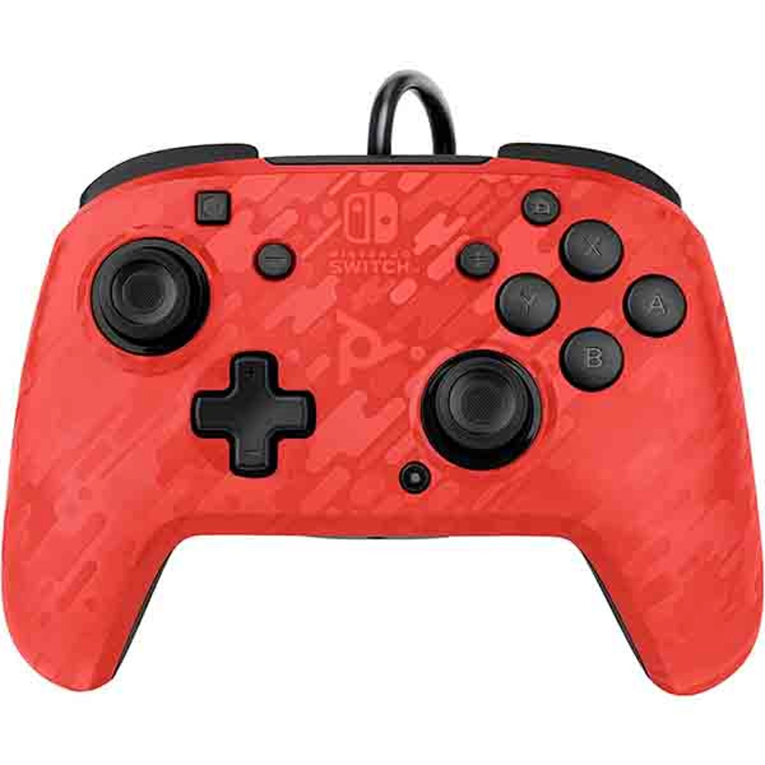 PDP Nintendo Switch Faceoff Controller Camo Red