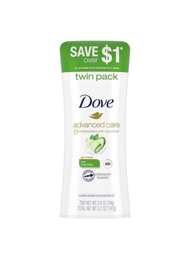 Dove Advanced Care Antiperspirant Deodorant Stick - Cool Essentials 73.93 grams