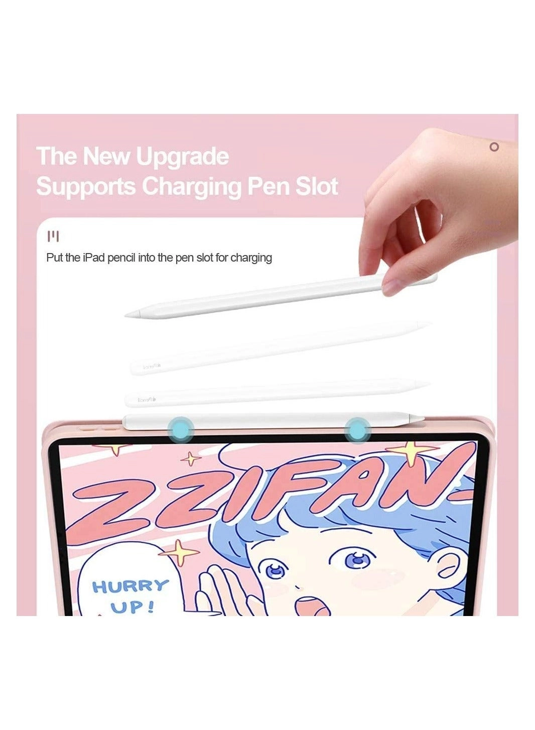 Keyboard Case with Mouse and Pencil Holder for iPad Mini 6 8.3-inch (2021)