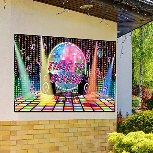 70s Theme Party Decorations Backdrop Banner - Birthday Party