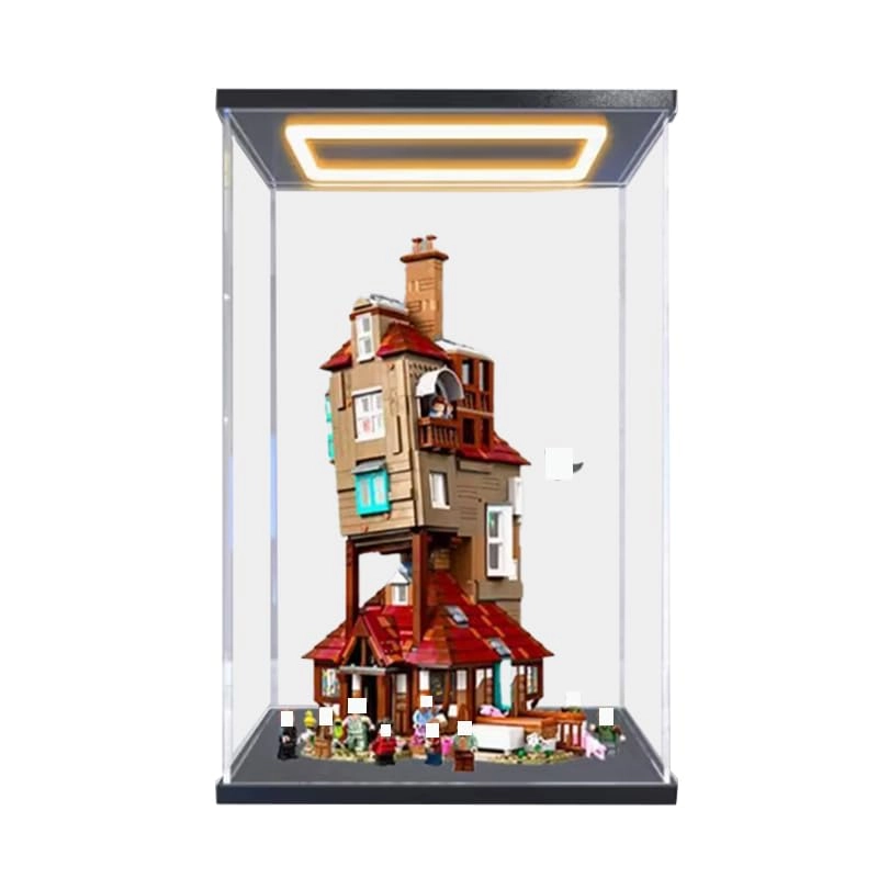 HCAEIOFJ Display Case (41714) - 17.71x9.84x11.81in. Black Bottom 3mm