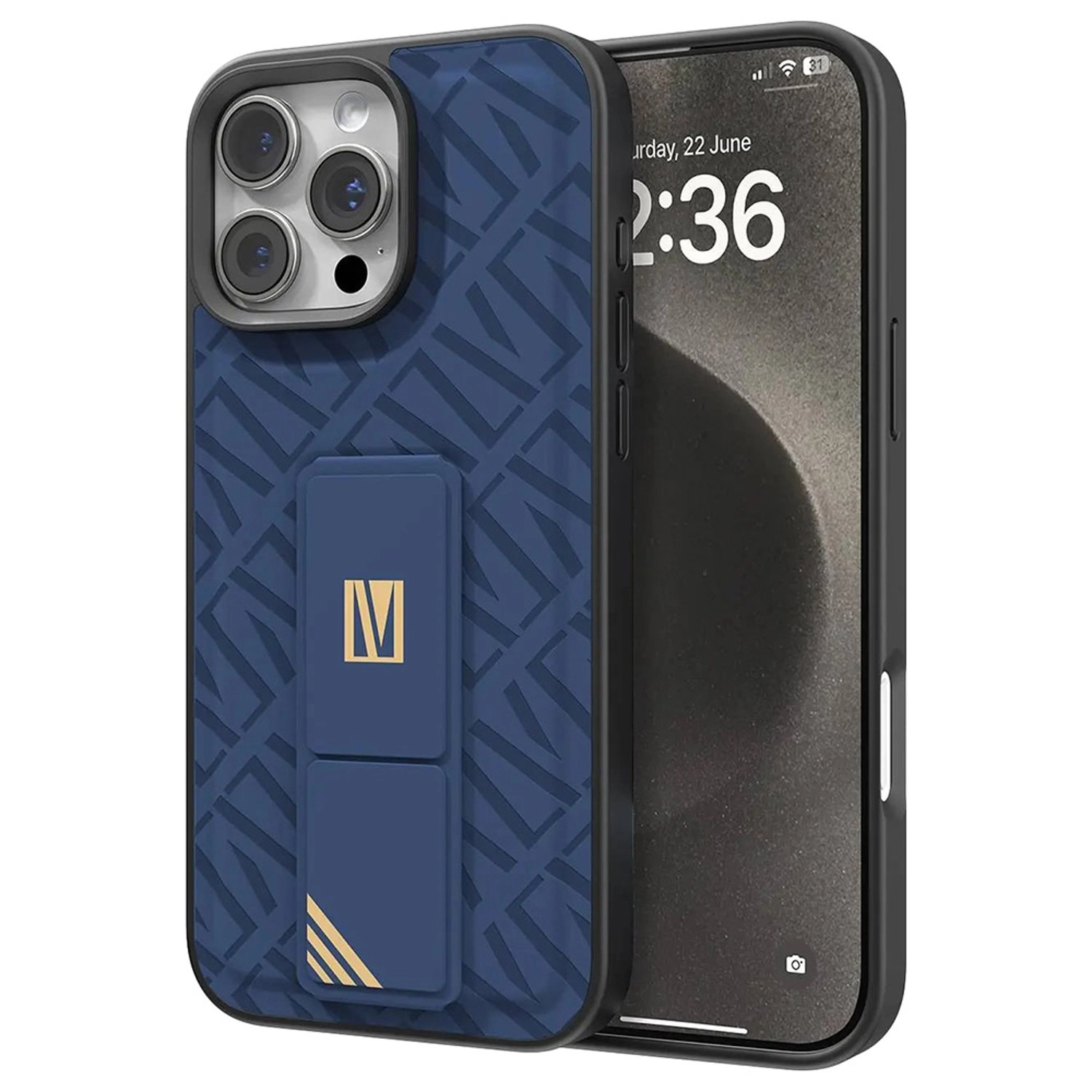 Morphix Cuero Gripstand Case for iPhone 16 Pro Max