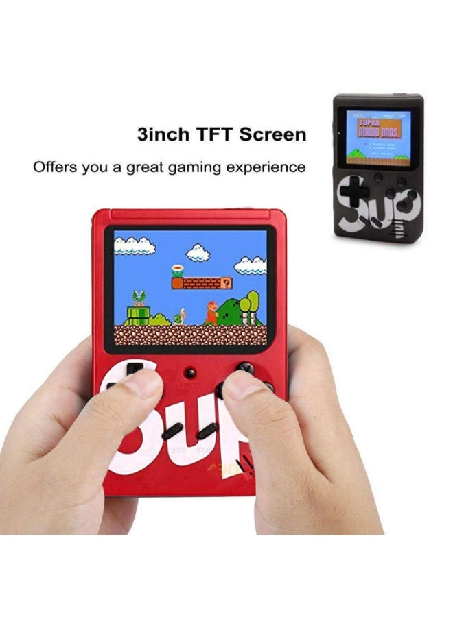 Handheld Game Console - 400 Built-in Games 3-Inch Color Screen Rechargeable Battery