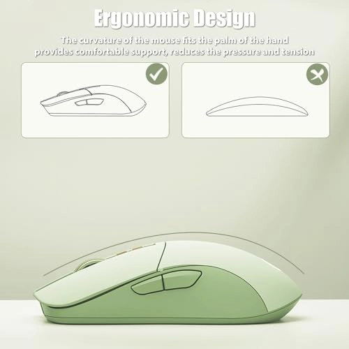 Gaming Mouse - Bluetooth Wired USB-C Wireless 2.4GHz