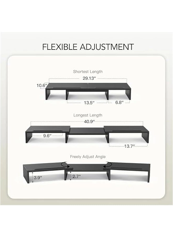 Monitor Stand Riser - 2 Monitors