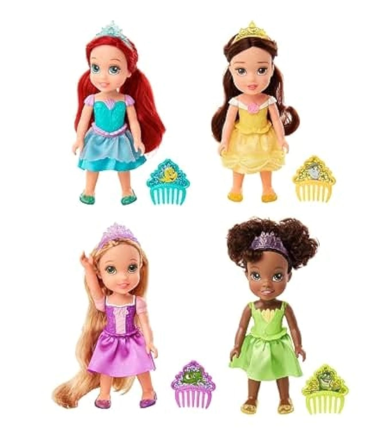 Rapunzel Doll - 6 inches 4 Pc Tangled Gift Set