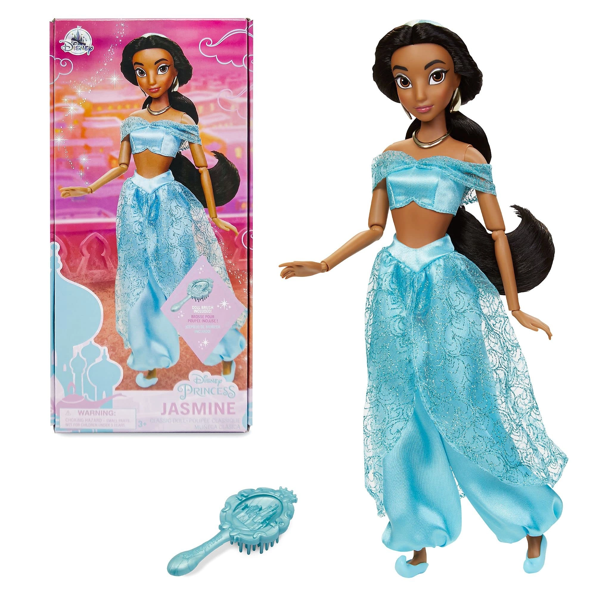Disney Store Princess Jasmine Doll - 29cm Plastic Ages 3+
