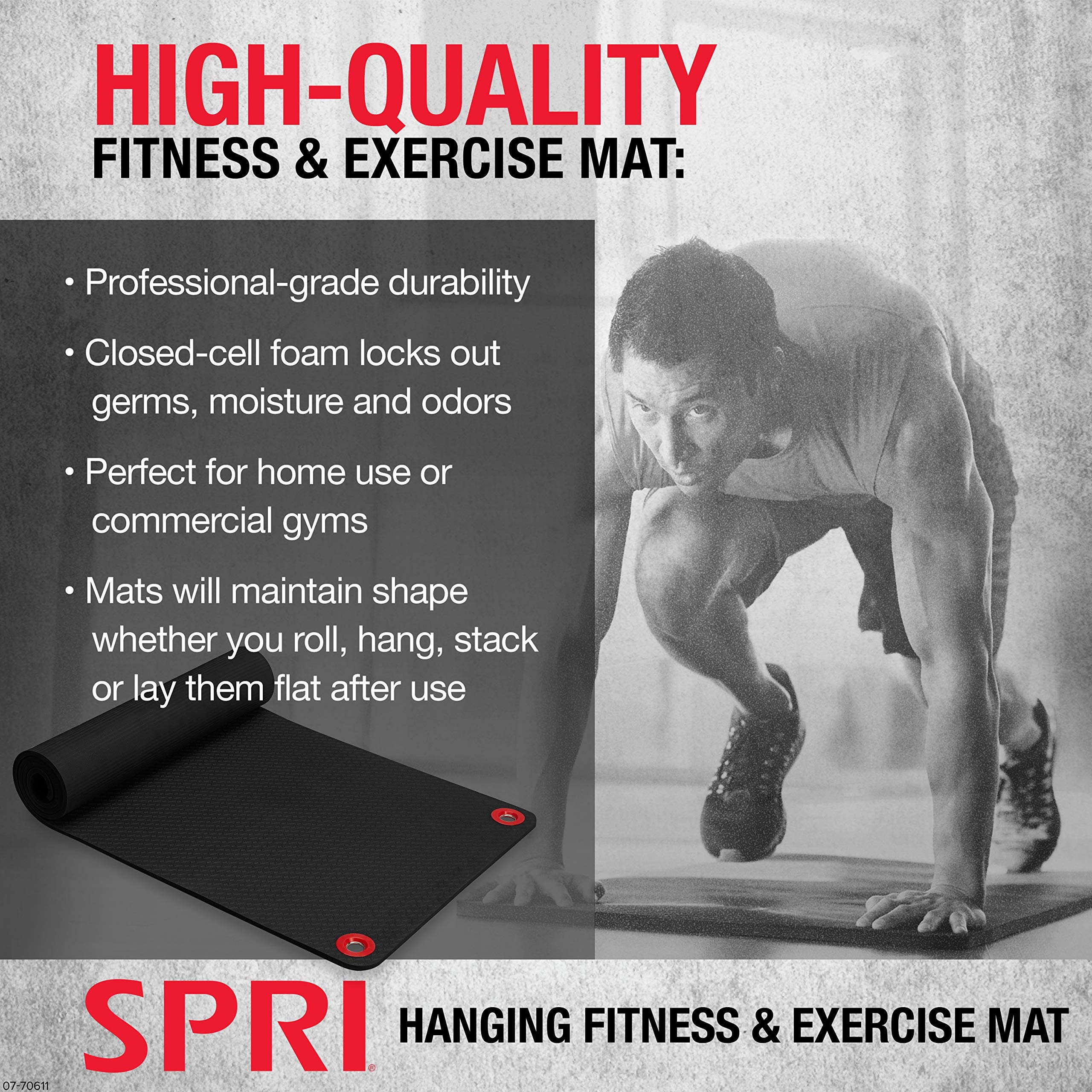 Hanging Exercise Mat - Foam 3/8-Inch or 5/8-Inch