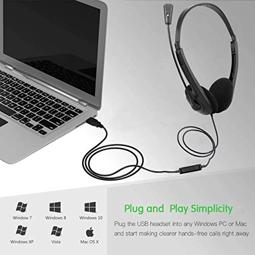 USB Headset - Wired Headset