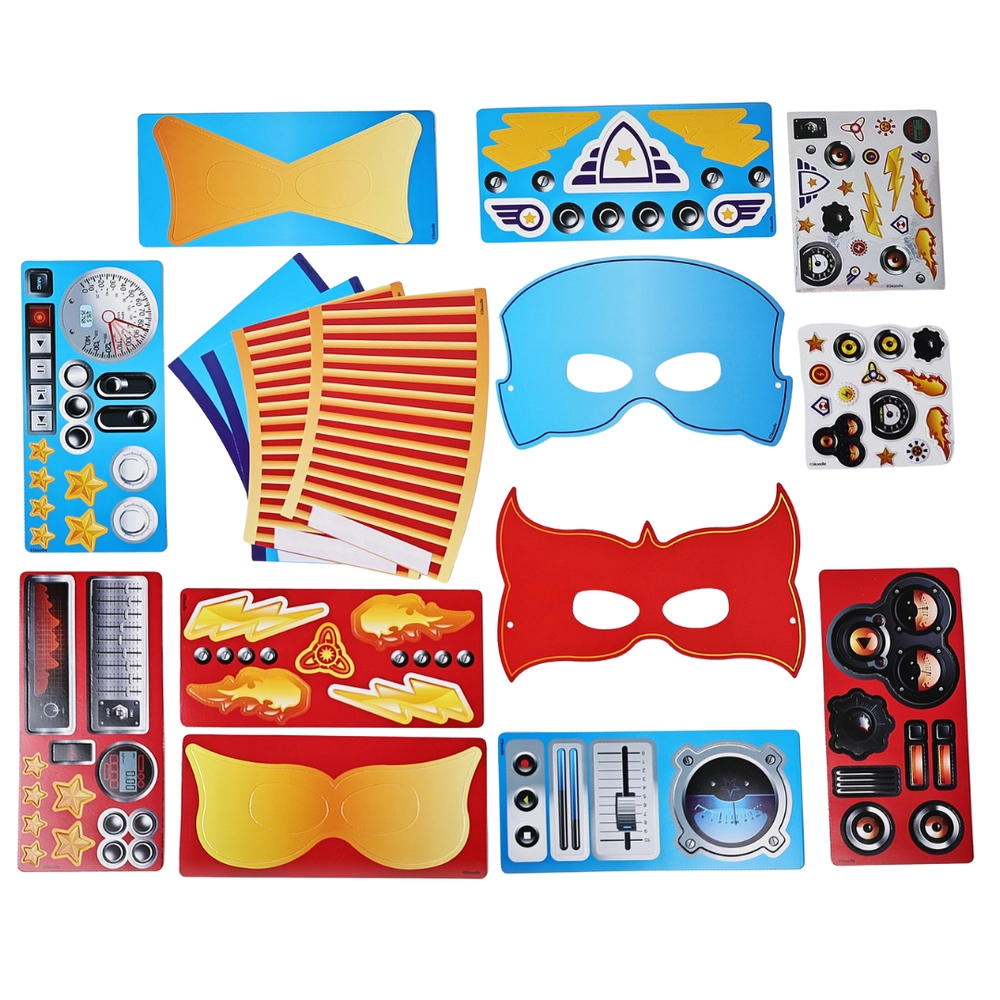 Create Your Own Hero Masks Craft Kit - 2 Masks 4 Hero Cuffs
