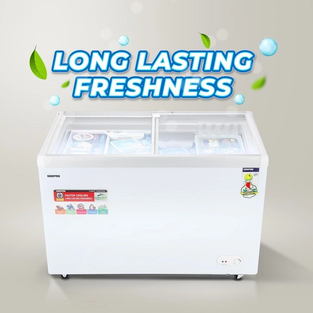 GCF4220SG - Chest Showcase Freezer White
