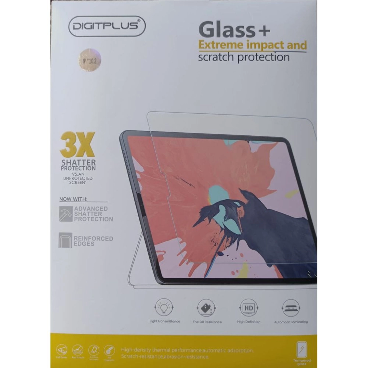 DIGITPLUS Clear Screen Protector for iPad 10.2