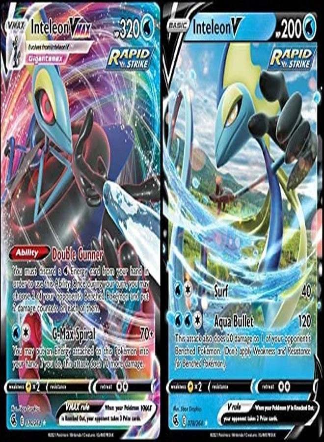 Pokémon Inteleon V & Vmax - Fusion Strike 2pcs