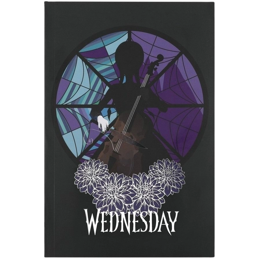 CINEREPLICA Wednesday Softcover - Lined 120 Pages