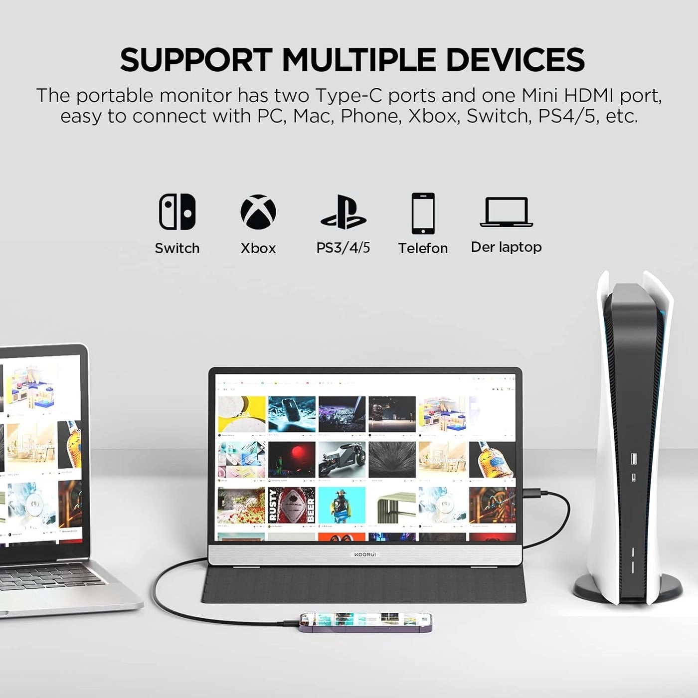 Portable Monitor - 15B1 15.6 inch 3840 X 1600 pixels