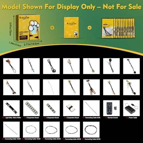 Light kit Compatible with Lego 71861 The Old Town - RC Version