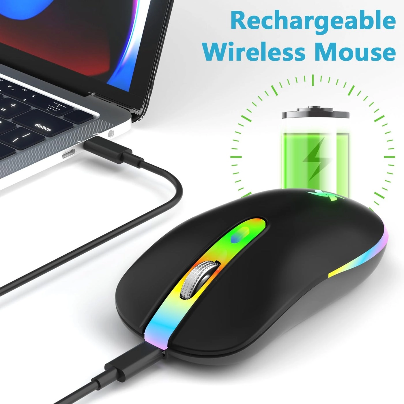 Rechargeable Wireless Mouse - Bluetooth