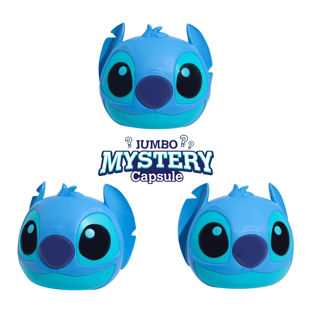 Lilo & Stitch Jumbo Mystery Capsule - 9-inch Stitch head container 8 Blind Bags Ages 3+ Bundle