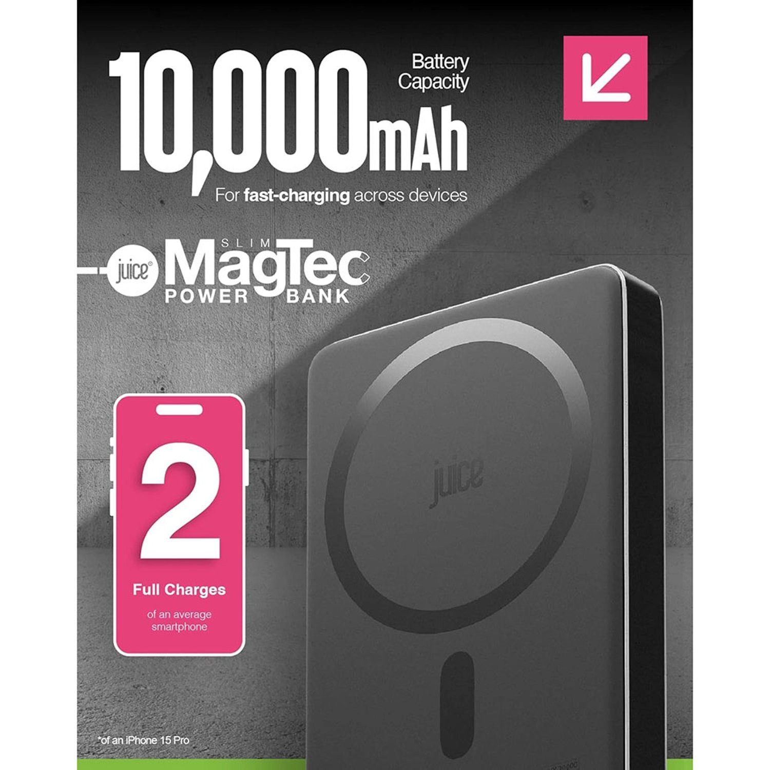 PBSLIM10KBLK - 10,000mAh 18W