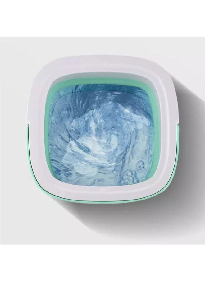 Portable Washing Machine - Foldable Mini Small Washer for Washing Baby Clothes, Underwear or Small Items, Suitable for Apartment, Laundry, Camping, RV, Travel