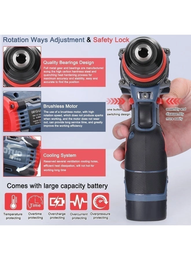 2in1 Lithium Drill - 18V Brushless