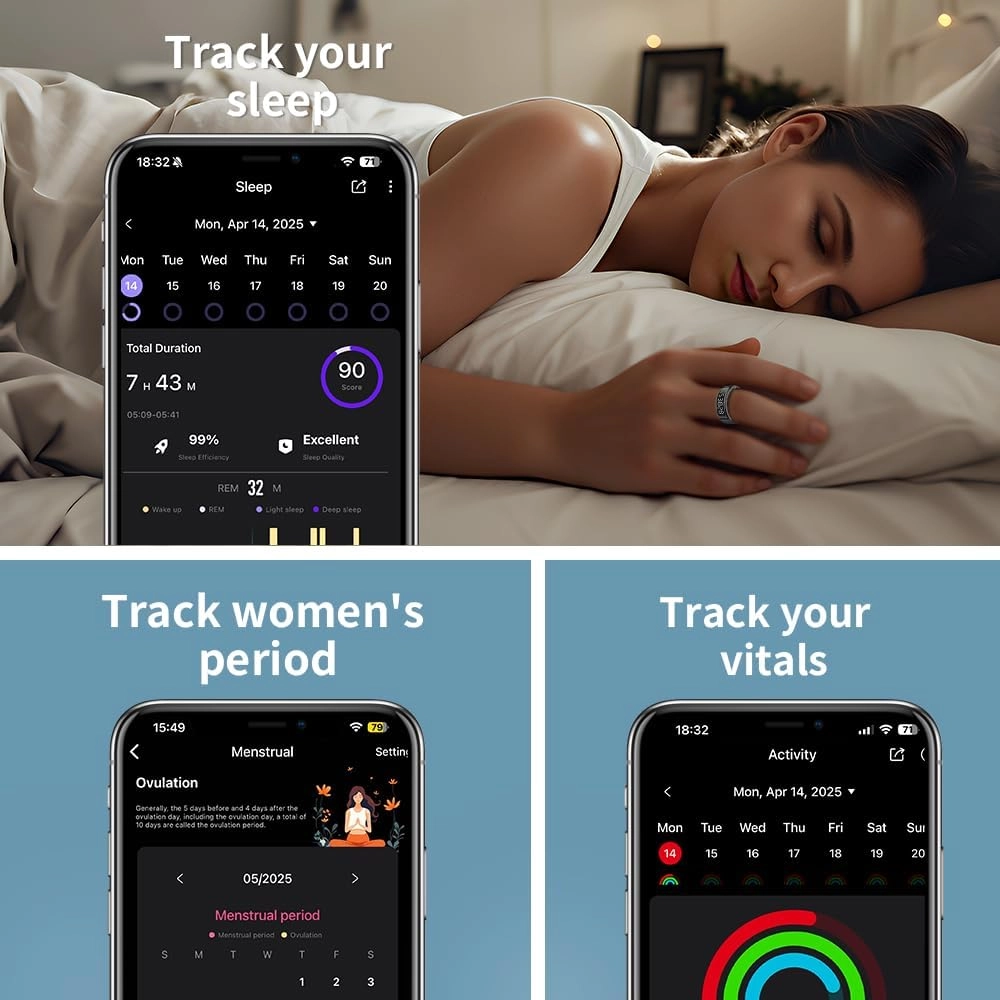 LCD Display Smart Ring - 11