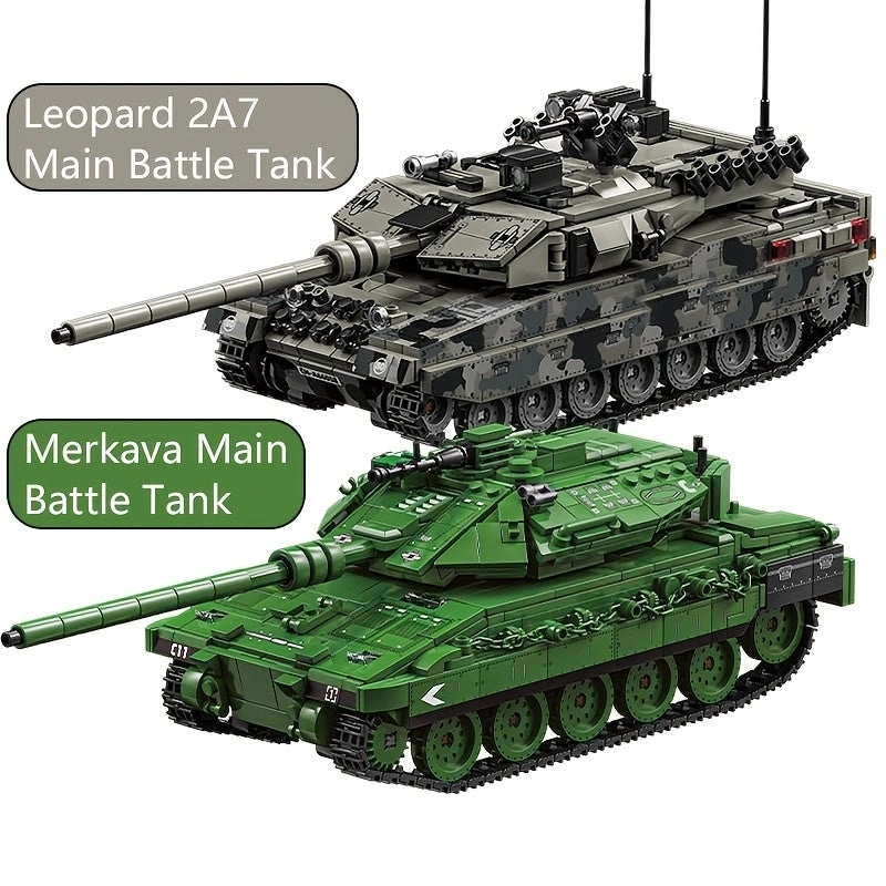 Generic Tank Building Blocks Set - 1009pcs