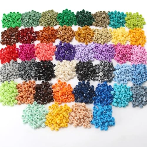 1x1 Building Toys - 2200pcs Multicolored-a-22 Colors