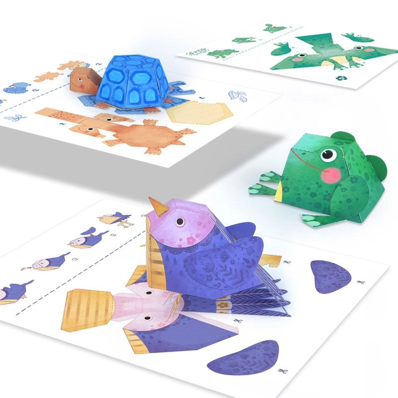 Origami Animals - 5+ 9 pieces