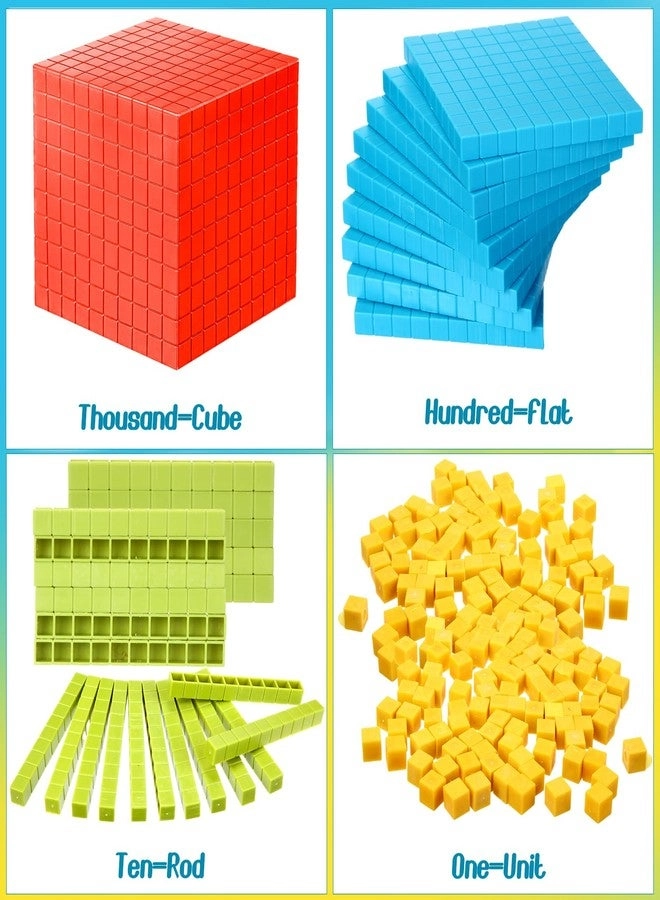 Base Ten Blocks - 491 pcs