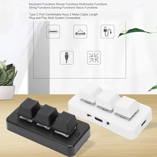 3 Key Keyboard - Wired/Wireless