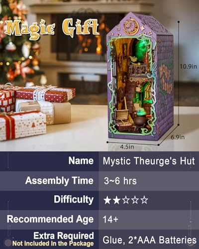 Mystic Theurge's Hut - DIY Wood LED lights