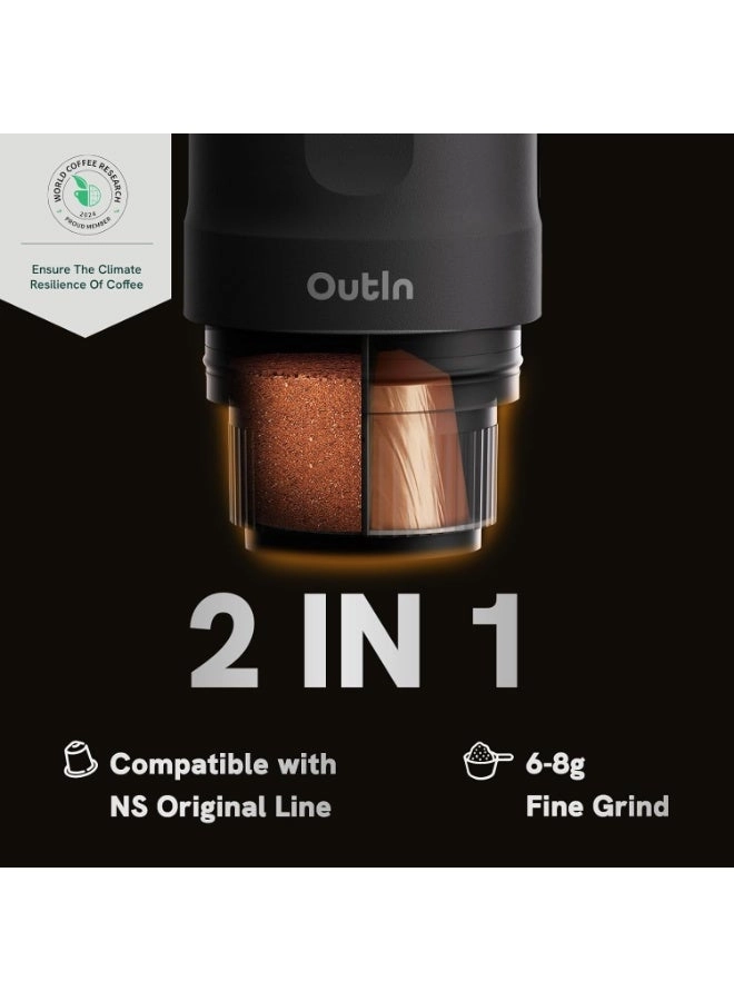 Nano - 4 Cups Ground Coffee and Coffee Capsules + Protective Case