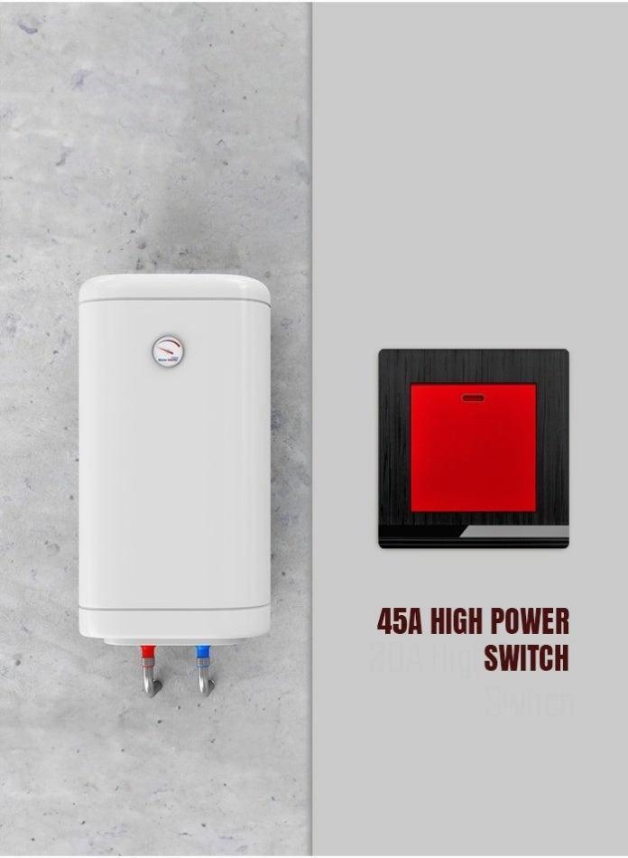 45A High Power Switch - Neon Indicator Fire-Resistant PC