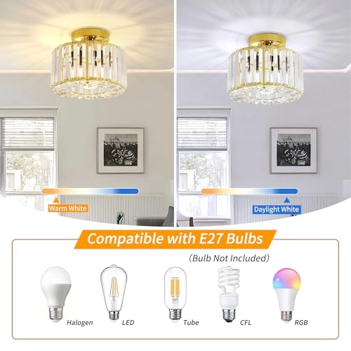 Crystal Ceiling Light