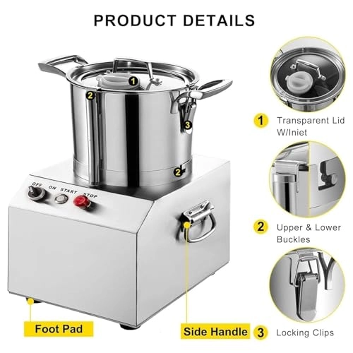 Automatic Vegetable Cutter - 4 l/4.3 qt 370 W