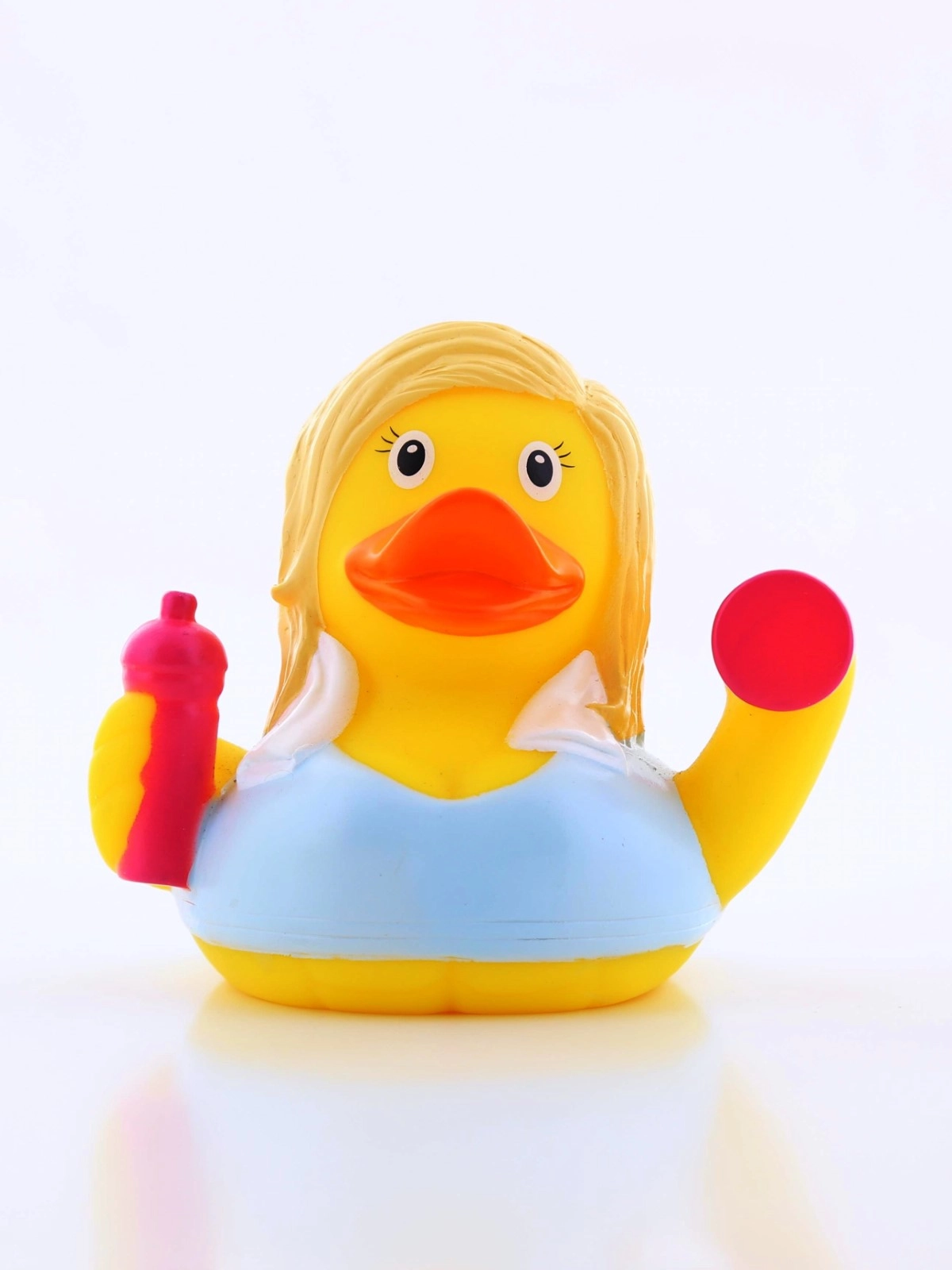 LILALU Fitness Girl Rubber Duck - Rubber Ages 3+