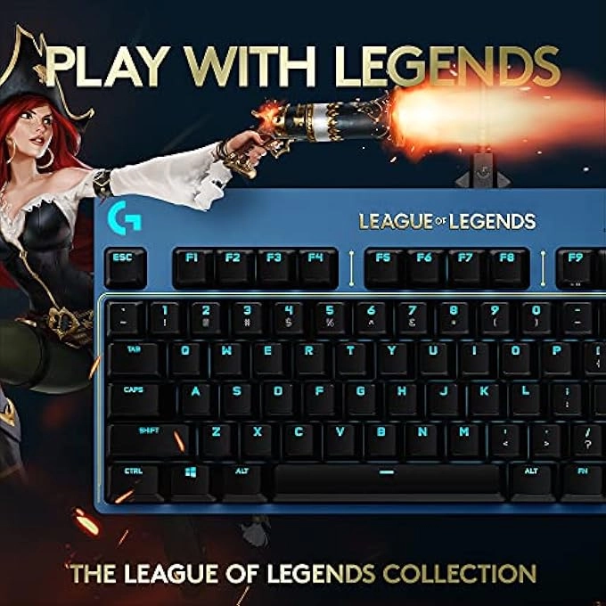 PRO K/DA - QWERTY Pan Nordic Layout Wired