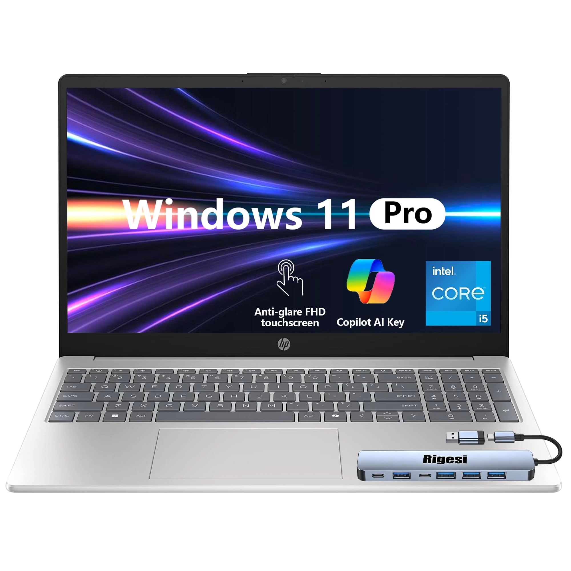 HP 15.6" FHD Touch Laptop - 15.6'' Core i5 16GB DDR4 512GB SSD