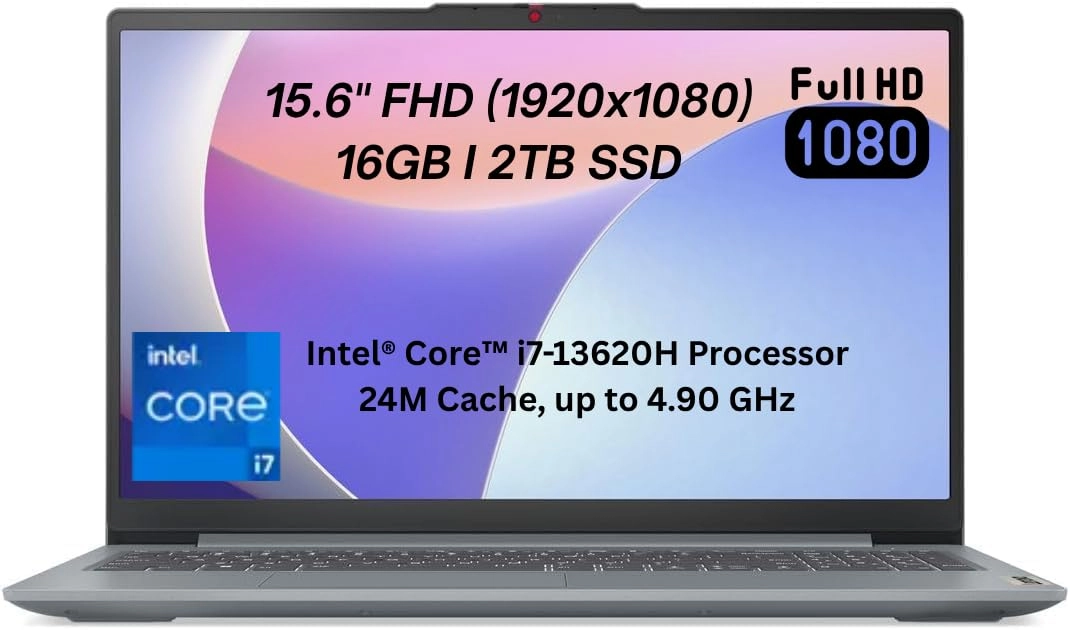 Lenovo IdeaPad Slim 3 - 15.6'' Core i7-13620H 16GB DDR5 2000GB SSD
