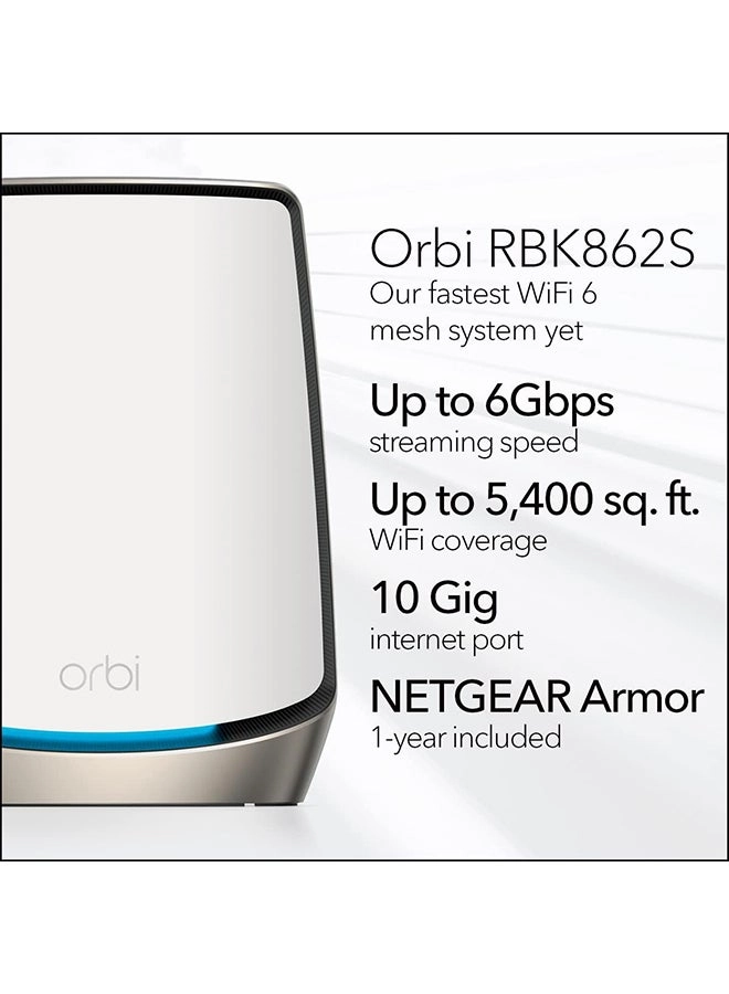 Orbi RBK862S - 802.11ac 802.11ax 802.11g 802.11n 1