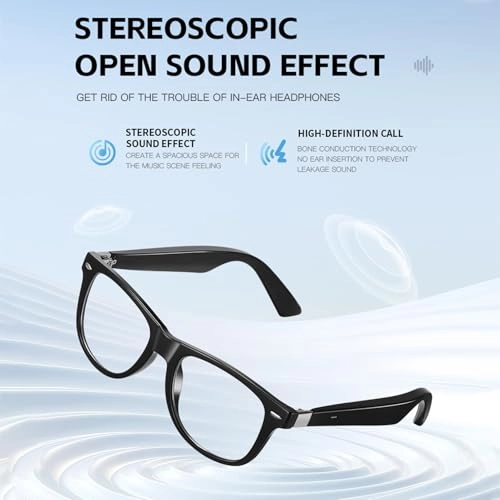 AI Smart Glasses - BT5.4 Dual Type-C Charging