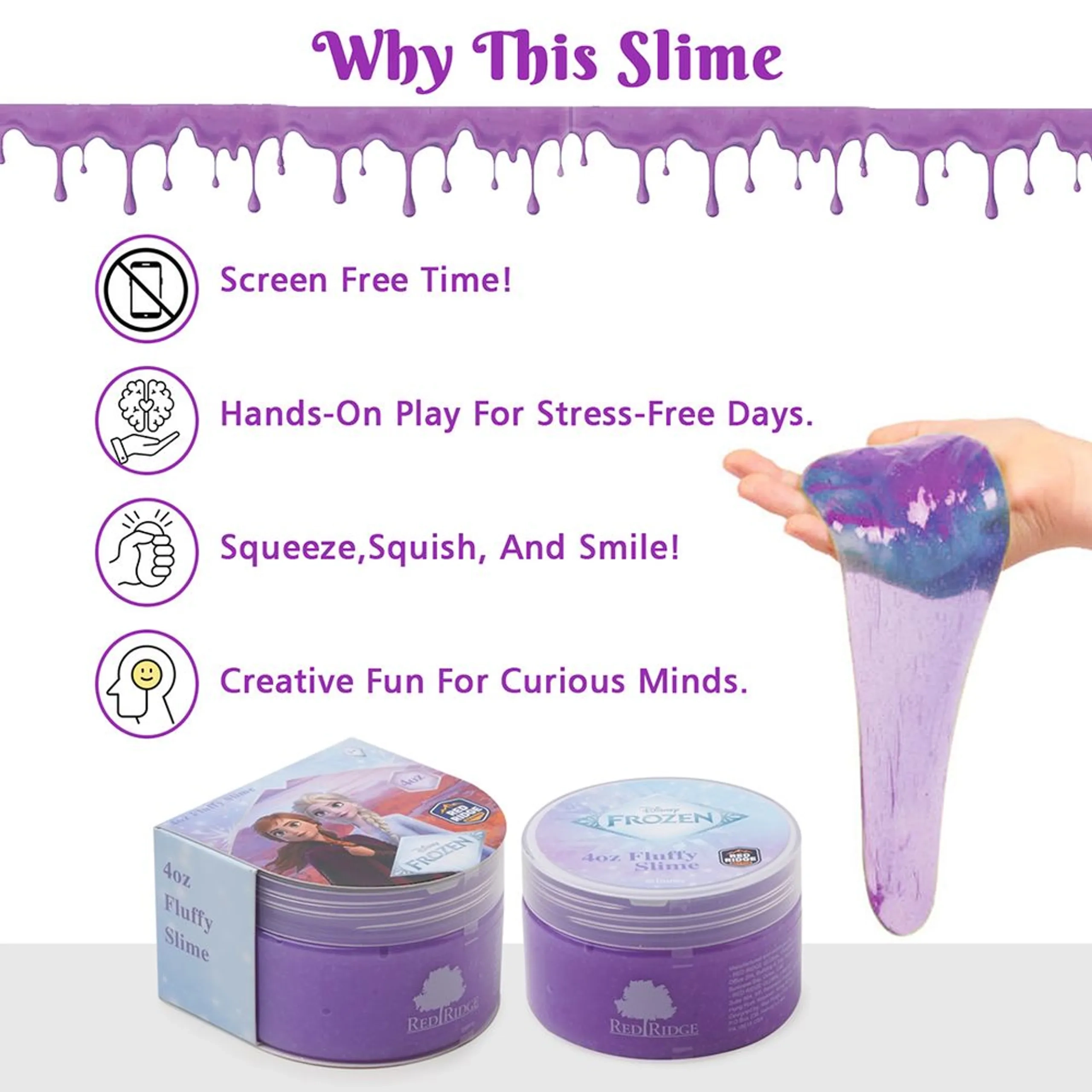 Disney Frozen Fluffy Slime - 3+ years