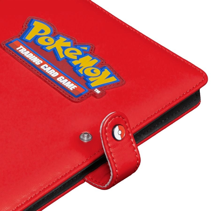 Pokemon Premium 4-Pocket Snap Binder - Red 160 cards