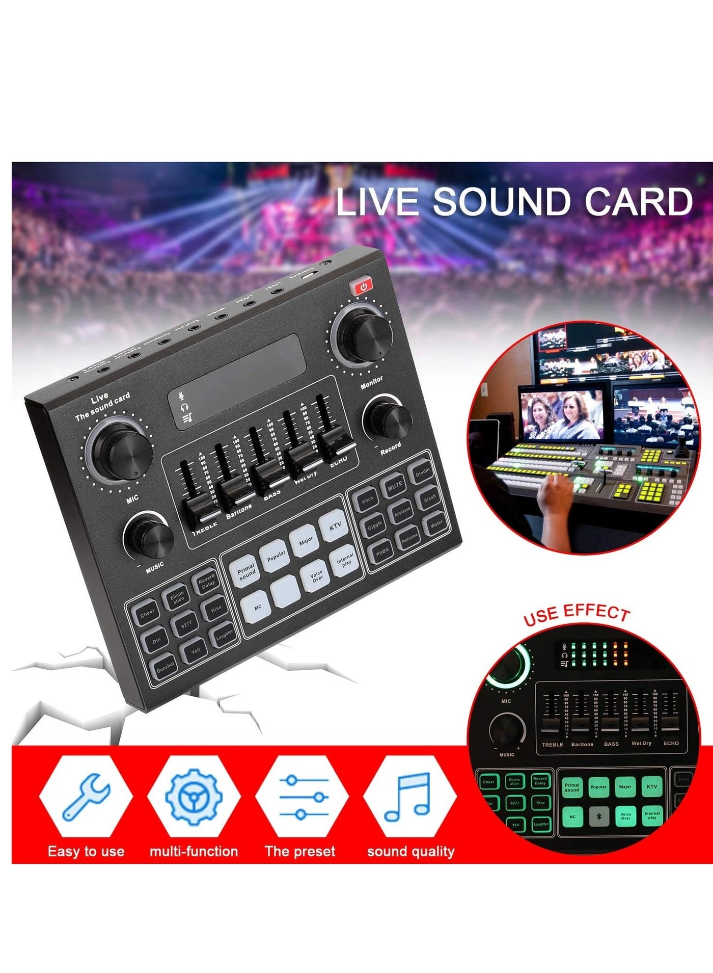 Live V9 + BM800 Wireless Microphone Kit